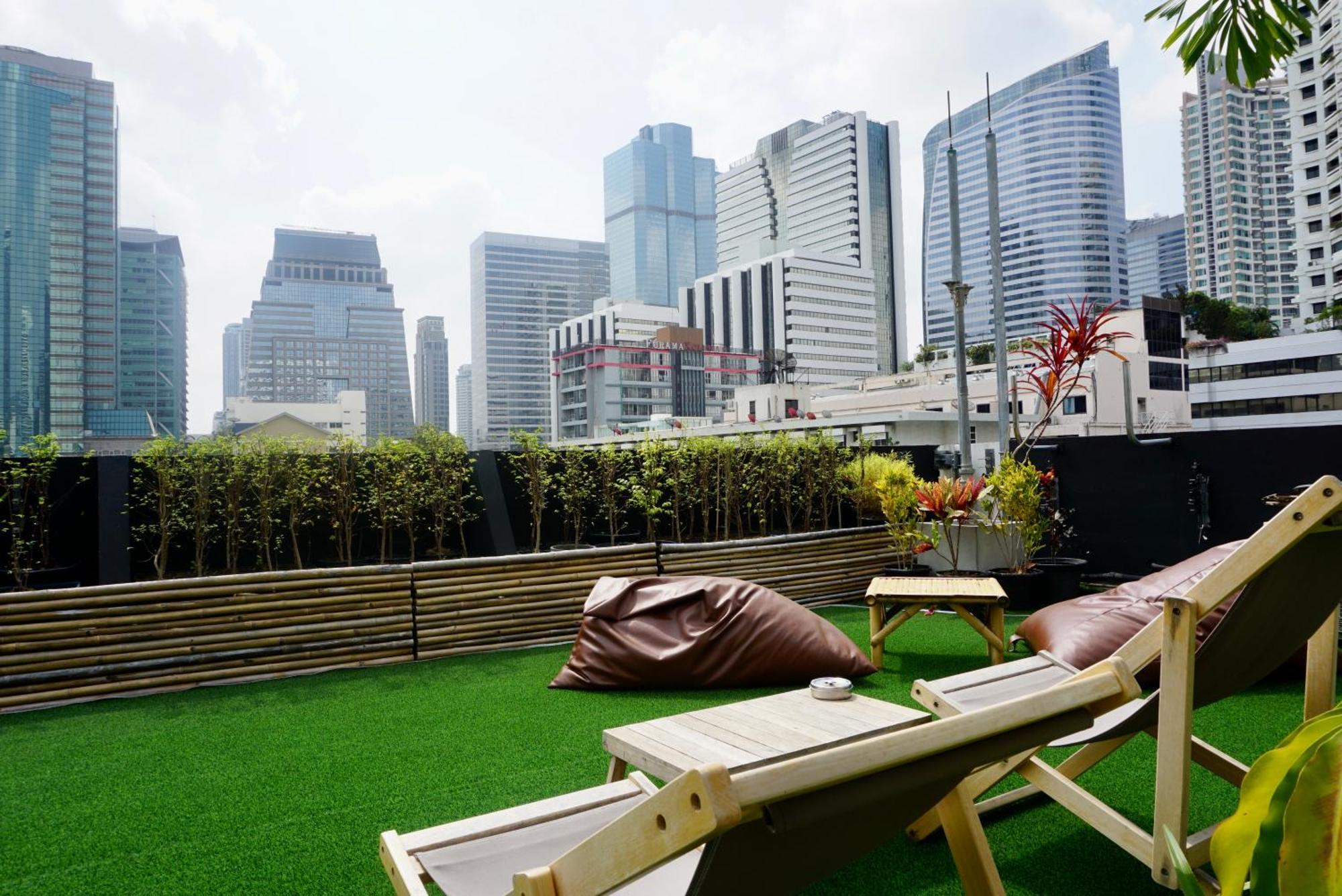 Silom Soi 3 Hash Apartment Hip And Funky With Rooftop View Bangkok Luaran gambar